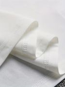 Baskılı Oversize Bisiklet Yaka T-shirt - Beyaz resmi